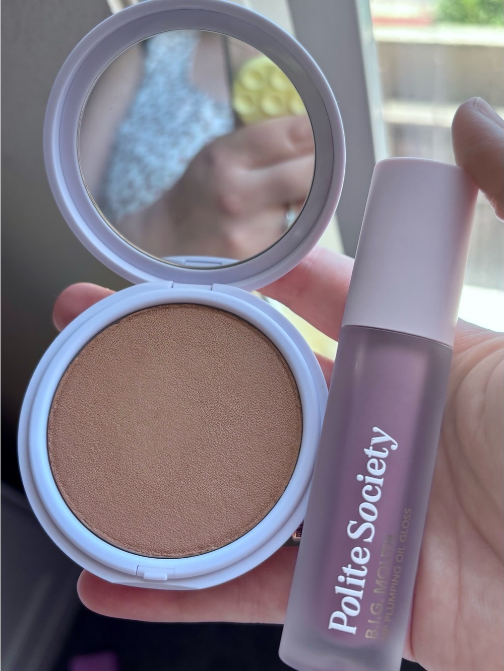 Polite Society Plumping Lip Gloss & Bronzer Set